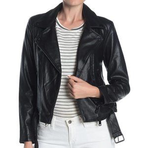 Black leather (pleather) jacket